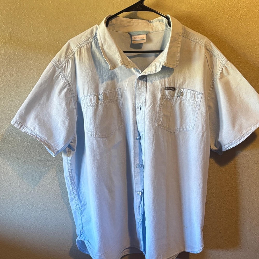 Columbia Light Blue Men's Shirt